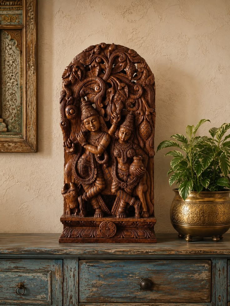 Carved Wooden Art